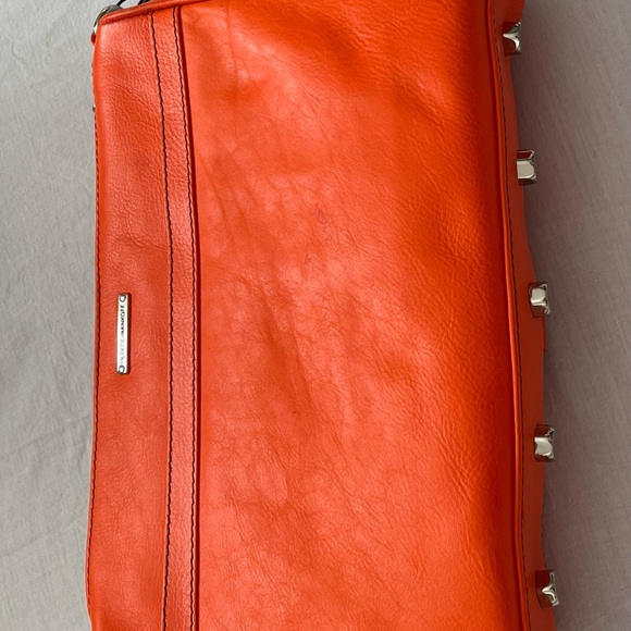 Rebecca Minkoff Mac Clutch Bag in Orange - Picture 8 of 17